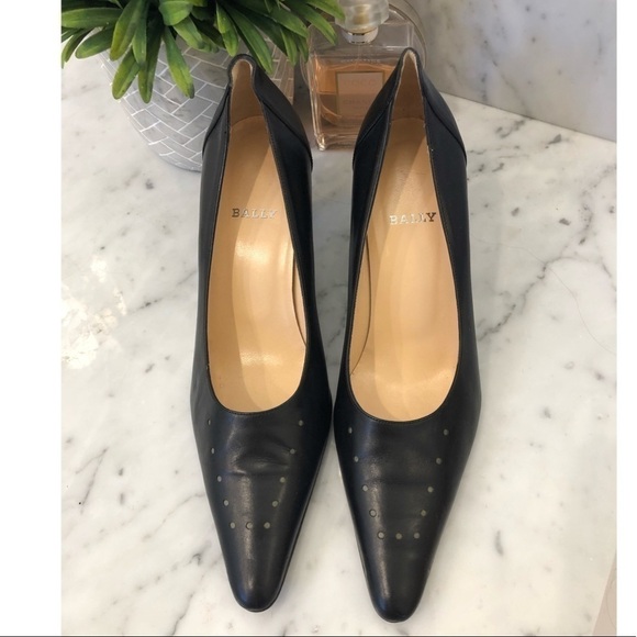 BALLY leather heels - Picture 1 of 12
